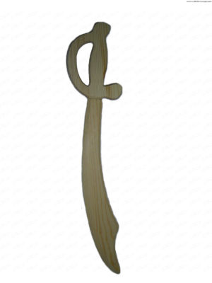 Sciabola Pirata in Legno