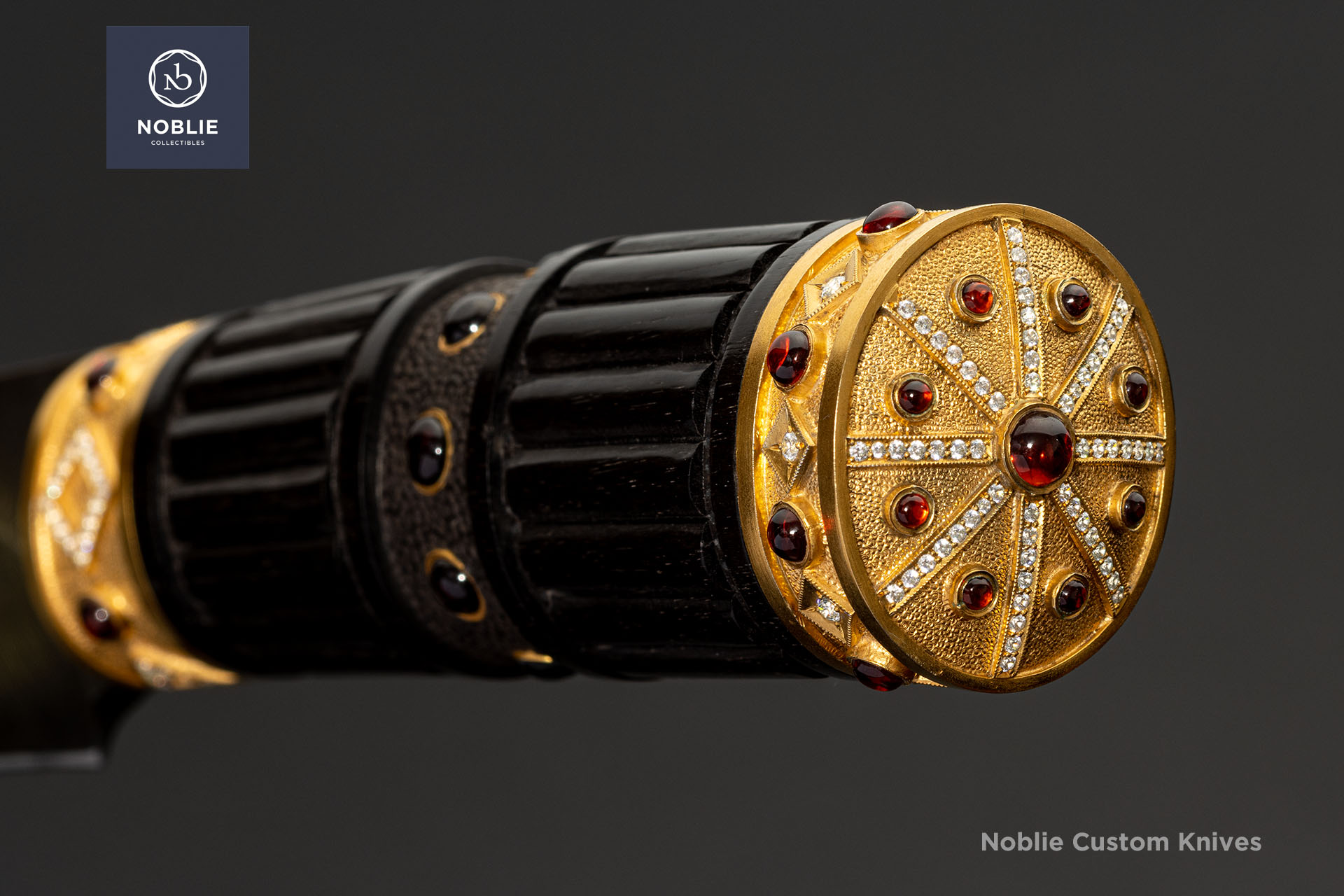 Coltello Personalizzato Con Dettagli in Oro 24K - Noblie - immagine 3